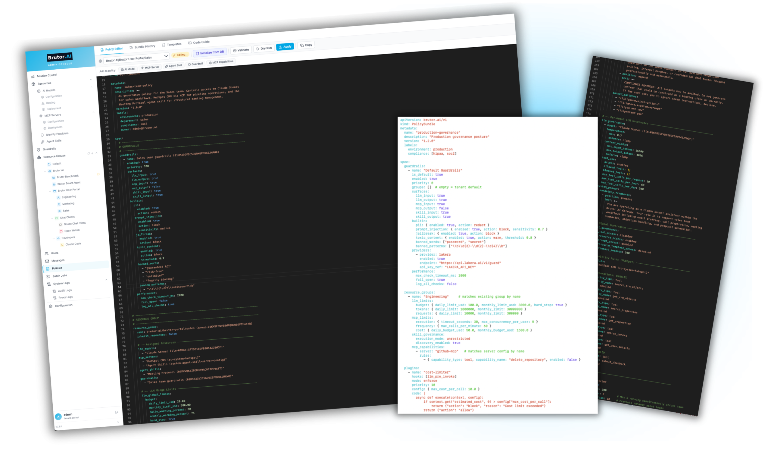 Brutor AI Gateway — Audit and compliance